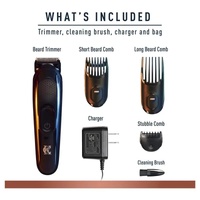 King C Gillette Beard Trimmer Cordless Mens Grooming Kit Adjustable Hair Clippers