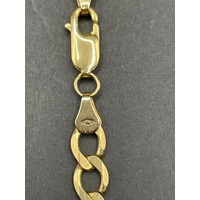 Men's 9ct Yellow Gold Open Curb Link Necklace