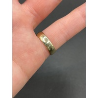 Unisex 9ct Yellow Gold Plain Band Ring