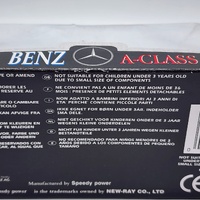 Speedy Power Mercedes Benz A-Class 1:32 Blue Diecast Model Car Open Door