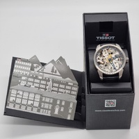 Tissot T-Complication Squelette Mechanical Mens Watch with Skeleton Dial