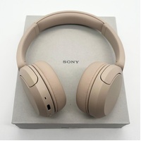 Sony WH-CH520 On-Ear Wireless Bluetooth Headphones Beige with Cable