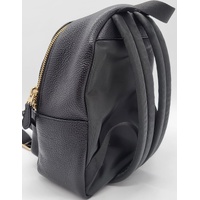 Coach Mini Charlie Backpack Black Pebble Leather
