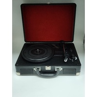 Anko JLR-78990 3 Speed Turntable with Bluetooth Black and Red