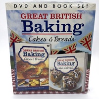Great British Baking DVD and Book Set Cakes and Breads Recipes by Annie Low