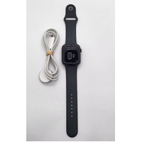 Apple Watch Series 9 45mm WiFi and Cellular Aluminum Case with Black Sport Band