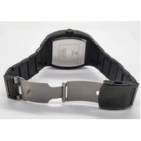 Guess Phoenix Gents Multi Crystal Silver Dial Black SS Analog Watch GW0094G3