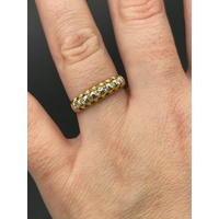 Ladies 18ct Yellow Gold Diamond Ring