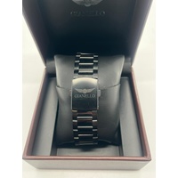 Gianello GNL7927GN Stainless Steel Case Back Italian Design Mens Watch with Case