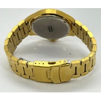 Citizen Gold Tone Stainless Steel Quartz Day Date Analog Display Mens Watch