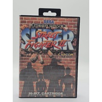 Super Street Fighter II Sega Mega Drive 16 Bit Video Game Cartridge