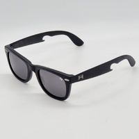 William Painter The Hook Sunglasses with Matte Black Frame and Lenses