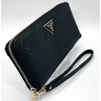 Guess Black Cresidia Large Zip Around Wallet PG934 with Tag