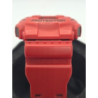 Casio G-Shock GA-100B Analog Digital Resin Strap Mens Red Watch 200m WR