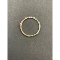 Ladies 14ct Yellow Gold Multi Coloured Gemstone Ring