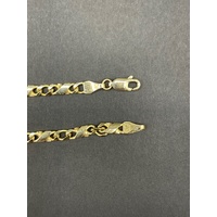 Unisex 9ct Yellow Gold Anchor Link Bracelet