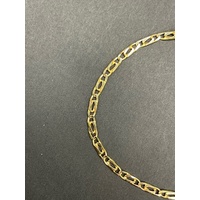 Ladies 9ct Yellow Gold Birdseye Link Bracelet