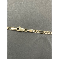 Unisex 9ct Yellow Gold Figaro Link Necklace
