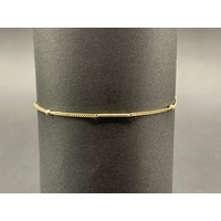 Ladies 9ct Yellow Gold Double Link Bracelet