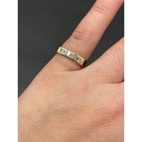 Ladies 18ct Yellow Gold Diamond Band Ring