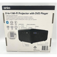 Anko KJM-301 2 in 1 WiFi Projector with DVD Player