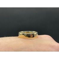 Unisex 9ct Yellow Gold Plain Band Ring