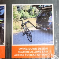 MaxiTrac 3 Bike Hitch Mount Carrier Heavy Duty Swing Down Rack 54kg Load