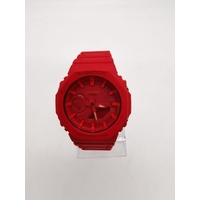 Casio G-Shock GA2100-4A Carbon Core Red Analog Digital Watch Shock Resistant