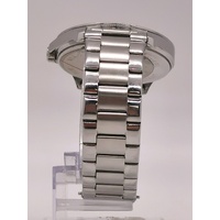 Chisel Mens Silver Tone Green Multi Dial 50m Water Resistant Watch 5829203