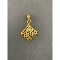 Ladies 21ct Yellow Gold Fancy Pendant
