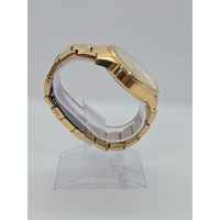 Fossil Flynn Chronograph Gold Tone Stainless Steel Mens Watch BQ1128 46mm 5ATM