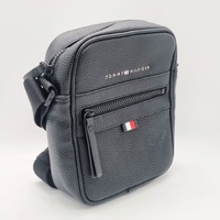 Tommy Hilfiger Sling Bag for Men Stylish Black Crossbody Shoulder Messenger Bag
