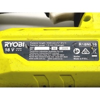 Ryobi 18V ONE+ R18NL16 AirStrike Nail Gun Kit with 2.5Ah Battery Charger and Bag