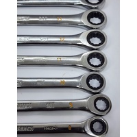 GearWrench 12 Piece 12 Point Metric 90T Combination Ratcheting Wrench Set