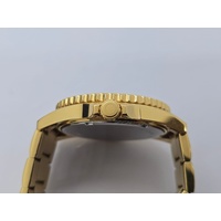 Chisel Mens Watch 5829026 Gold Black Classic Quartz Stainless Steel 100m WR