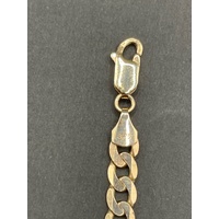 Unisex 9ct Yellow Gold Curb Link Necklace