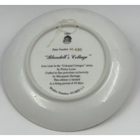 Macquarie Heritage Colonial Cottages Plate Set x4 Penny Lyras 1993