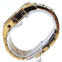 Guess W0668G8 Atlas Gold Stainless Steel Chronograph Black Dial Mens Watch