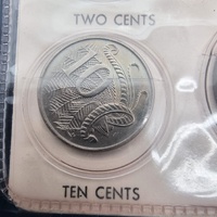 Australian Decimal Currency First Issue 1966 Coin Set Vintage Collectible