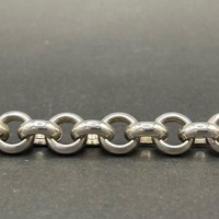 Ladies 925 Sterling Silver Belcher Link Bracelet