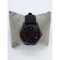 Guess Charter Mens Black Silicone Watch GW0362G1 Quartz 42mm Analog