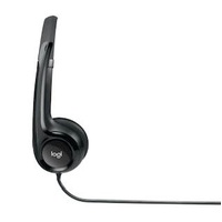 Logitech H390 USB Computer Headset Black Noise Cancelling Mic PC Mac