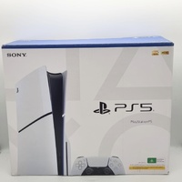 Sony PlayStation 5 Slim Disc Edition 1TB Console White with Controller