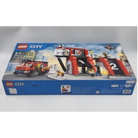 LEGO City Fire Station with Fire Truck 60414 843 Pieces for Ages 6+
