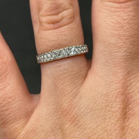 Ladies 18ct Yellow Gold Diamond Cluster Ring