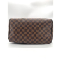 Louis Vuitton Speedy 30 Handbag Damier Ebene Canvas Genuine with COA