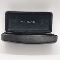 Versace Medusa Biggie 4391 Shield Sunglasses Black Dark Grey Made in Italy