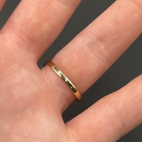 Ladies 18ct Yellow Gold Purple Gemstone Ring