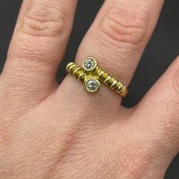 Ladies 18ct Yellow Gold Diamond Ring