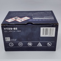 Century EverRide YTX9-BS 12V 125CCA 8Ah Maintenance Free AGM Battery